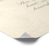 Pride en Prejudice Jane Austen Poster (Hoek)