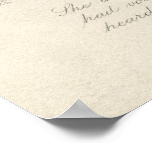 Pride en Prejudice Jane Austen Poster (Hoek)