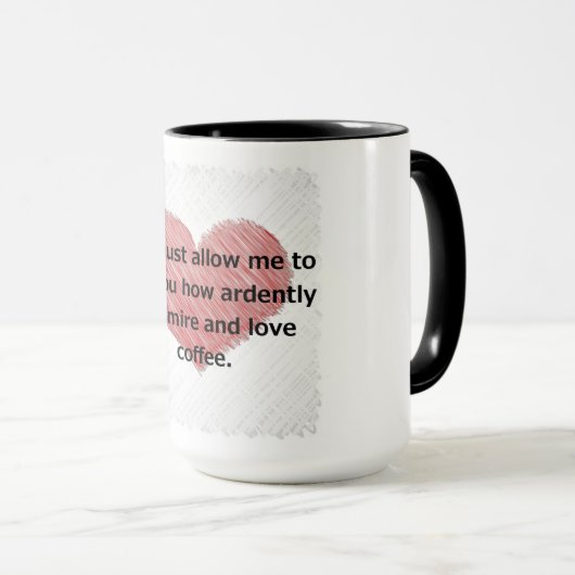 Pride en Prejudice Mok (Voorkant rechts)