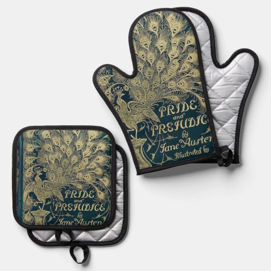 Pride en Prejudice Ovenwant & Pannenlap Set (Voorkant / Achterkant)