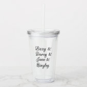 Pride en Prejudice-paren I Acryl Drinkbeker (Voorkant)