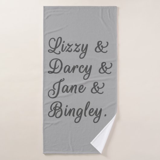 Pride en Prejudice-paren I Bad Handdoek (Badhanddoek)