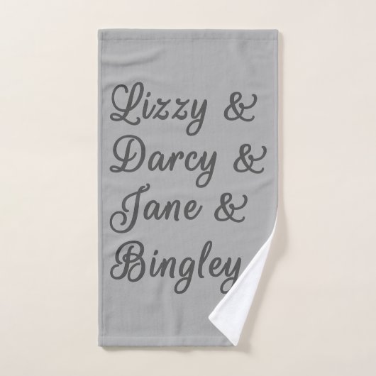 Pride en Prejudice-paren I Bad Handdoek (Handdoek)