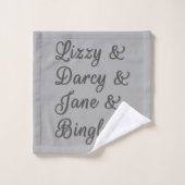 Pride en Prejudice-paren I Bad Handdoek (Wasdoekje)