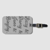 Pride en Prejudice-paren I Bagagelabel (Voorkant (horizontaal))