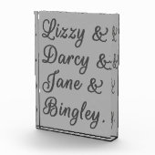 Pride en Prejudice-paren I Fotoblokken (Rechts)