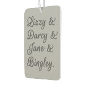 Pride en Prejudice-paren I Luchtverfrisser (Links)