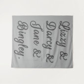 Pride en Prejudice-paren I Wandkleed (Voorkant (horizontaal))