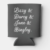 Pride en Prejudice-paren II Blikjeskoeler (Voorkant)