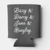 Pride en Prejudice-paren II Blikjeskoeler (Achterkant)