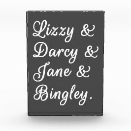 Pride en Prejudice-paren II Fotoblokken