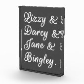 Pride en Prejudice-paren II Fotoblokken (Rechts)