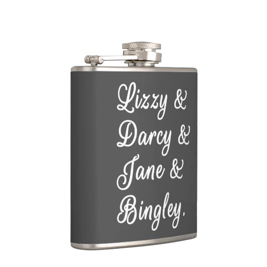 Pride en Prejudice-paren II Heupfles (Rechts)