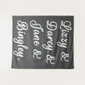 Pride en Prejudice-paren II Wandkleed (Voorkant (horizontaal))