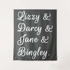 Pride en Prejudice-paren II Wandkleed