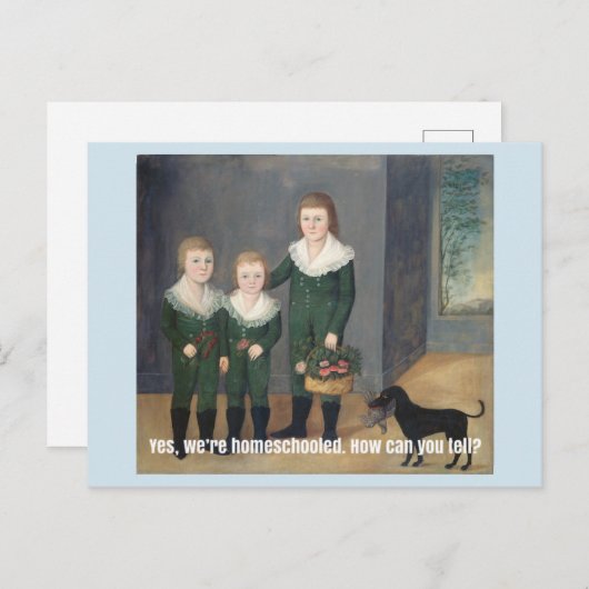 Pride en Prejudice Picnic Aankondigingskaart (Voorkant / Achterkant)