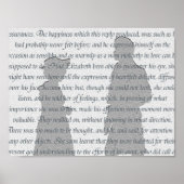 Pride en Prejudice Poster (Voorkant)