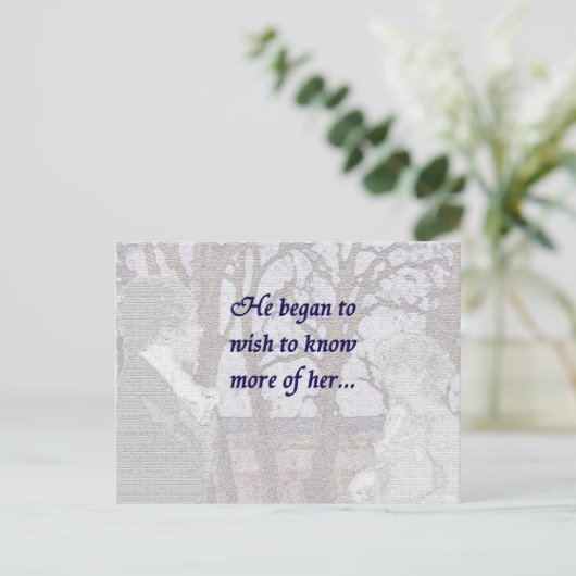 Pride en Prejudice Quote Briefkaart (Staand voorkant)