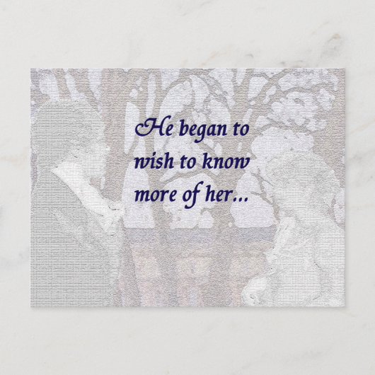 Pride en Prejudice Quote Briefkaart (Voorkant)