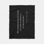 Pride en Prejudice Quote I Fleece Deken (Voorkant)