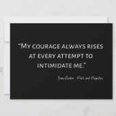 Pride en Prejudice Quote I Kaart (Voorkant)