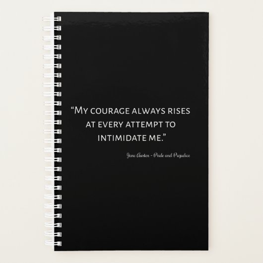 Pride en Prejudice Quote I Planner (Voorkant)