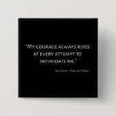 Pride en Prejudice Quote I Vierkante Button 5,1 Cm (Voorkant)