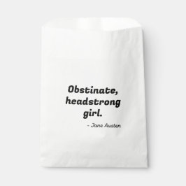 Pride en Prejudice Quote II Bedankzakje