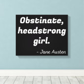 Pride en Prejudice Quote II Canvas Afdruk (Insitu (Houten vloer))