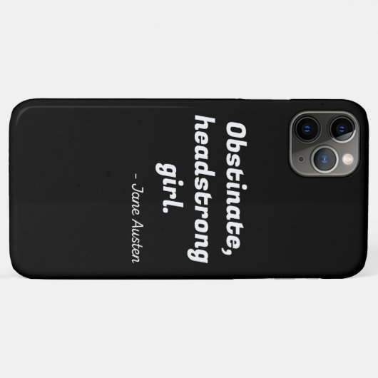 Pride en Prejudice Quote II Case-Mate iPhone Case (Achterkant (horizontaal))