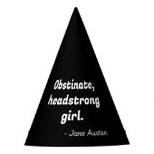 Pride en Prejudice Quote II Feesthoedjes (Voorkant)