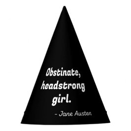 Pride en Prejudice Quote II Feesthoedjes