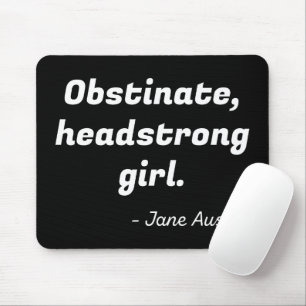 Pride en Prejudice Quote II Muismat