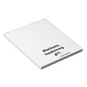 Pride en Prejudice Quote II Notitieblok (Schuin)