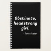 Pride en Prejudice Quote II Planner (Voorkant)