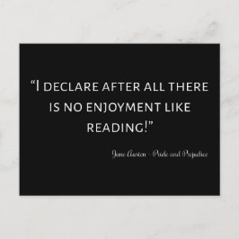Pride en Prejudice Quote III Briefkaart
