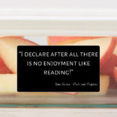 Pride en Prejudice Quote III Labels (Aangebracht)