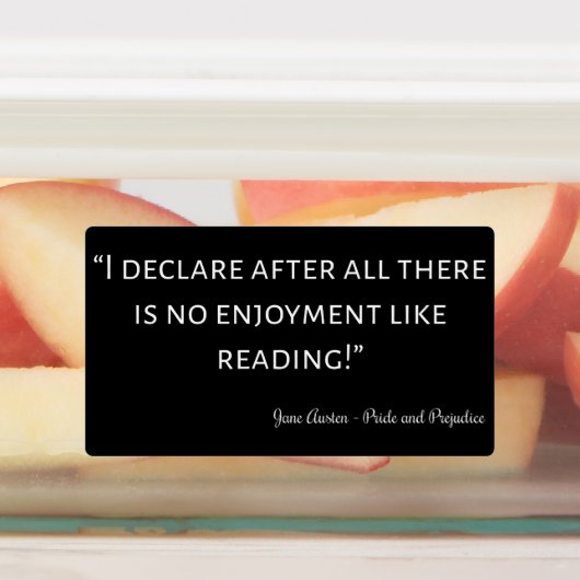 Pride en Prejudice Quote III Labels (Aangebracht)