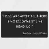 Pride en Prejudice Quote III Labels (Design 2)