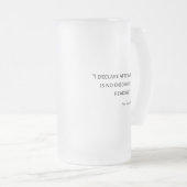 Pride en Prejudice Quote III Matglas Bierpul (Voorkant rechts)