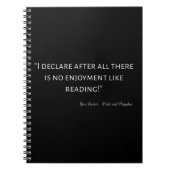 Pride en Prejudice Quote III Notitieboek (Voorkant)