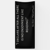Pride en Prejudice Quote III Spandoek (Verticaal)