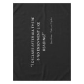 Pride en Prejudice Quote III Tafelkleed (Voorkant)
