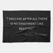 Pride en Prejudice Quote III Theedoek (Horizontaal)