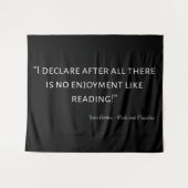 Pride en Prejudice Quote III Wandkleed (Voorkant (horizontaal))