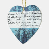 Pride en Prejudice Quote Keramisch Ornament (Links)