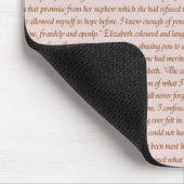 Pride en Prejudice Quote Muismat (Hoek)