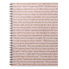 Pride en Prejudice Quote Notitieboek
