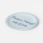 Pride en Prejudice Quote Papieren Bordje (Gekanteld)