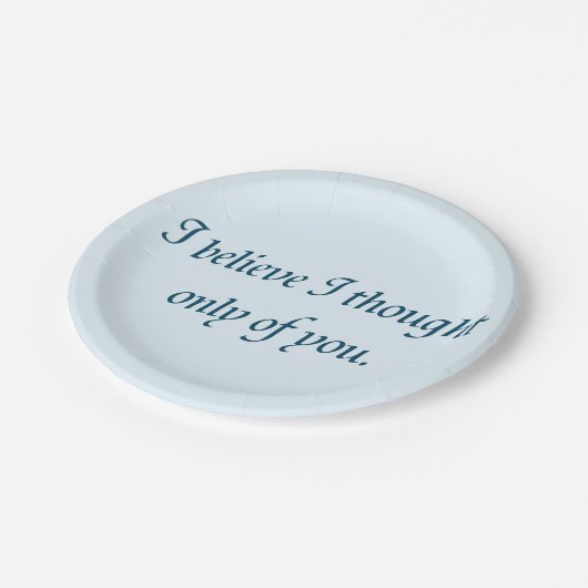 Pride en Prejudice Quote Papieren Bordje (Gekanteld)